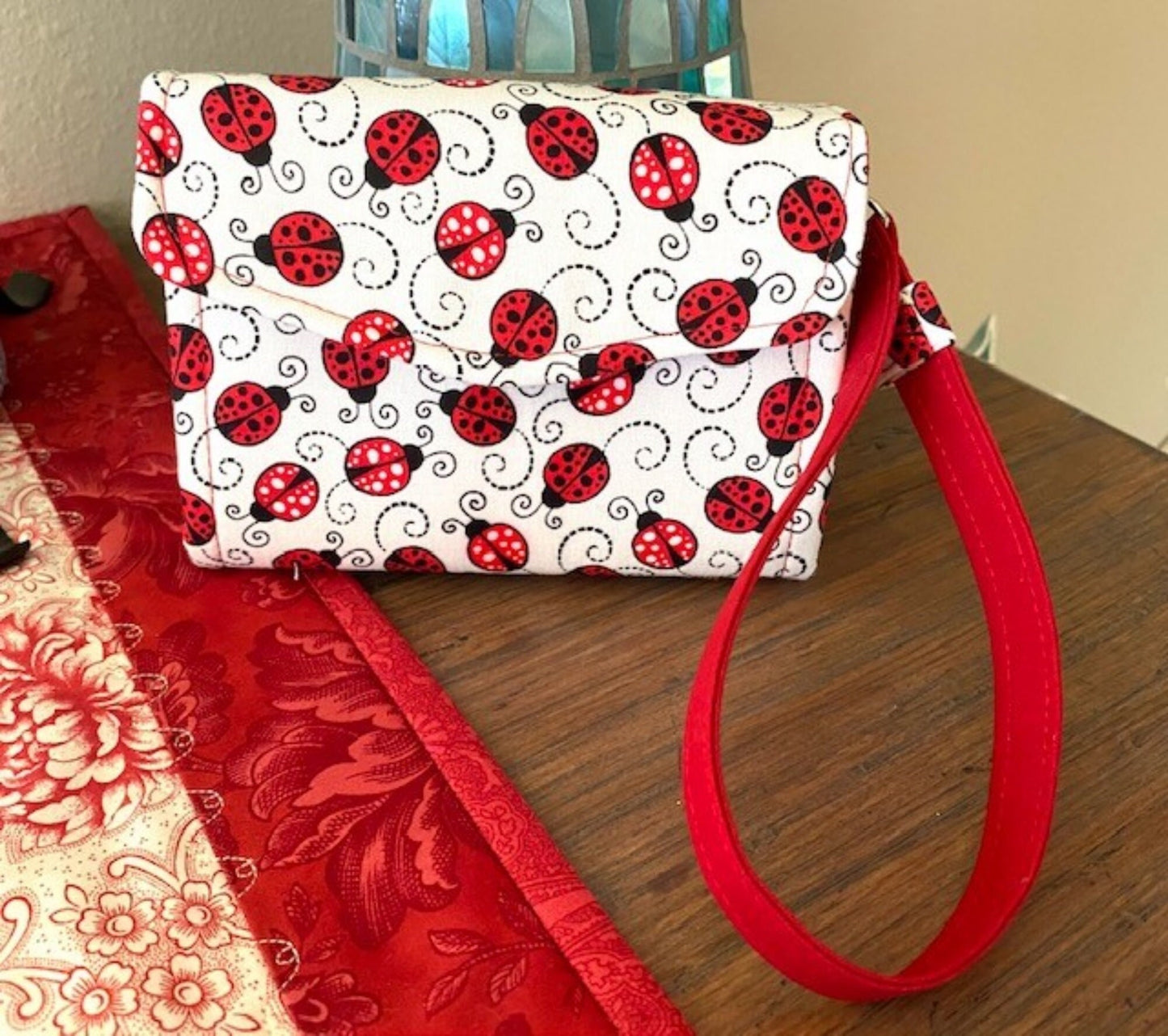 Ready to Ship Necessary Clutch Wallet Mini NCW Organizer Credit Cards Zippered Purple or Aqua