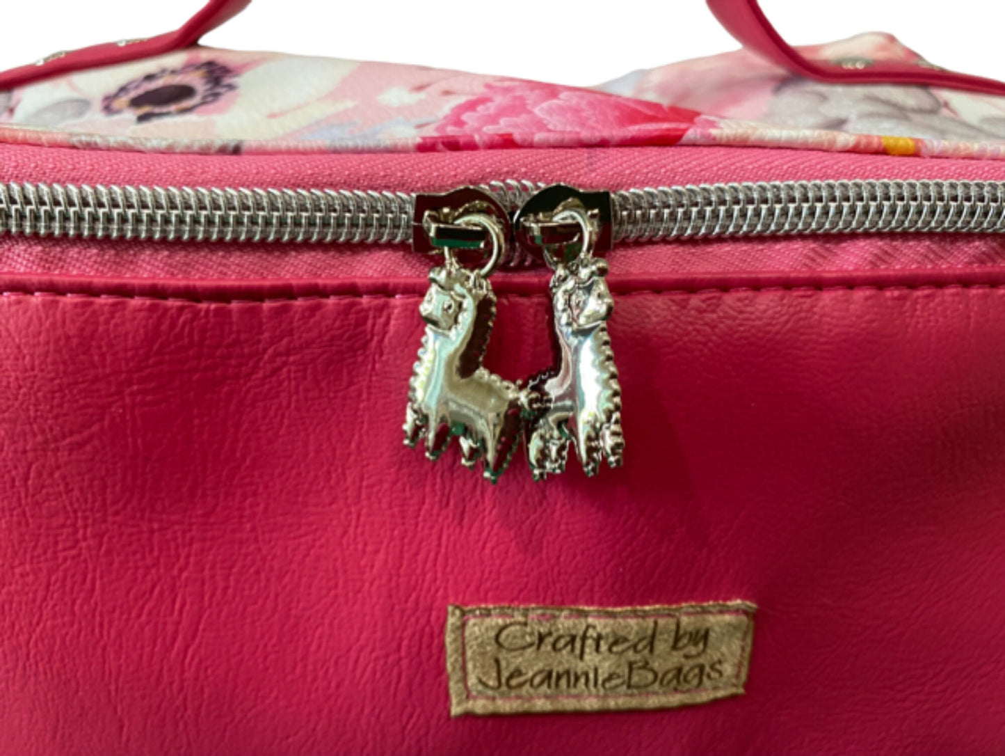 On the Go Pouch Pink You Choose Lunch Box Cosmetic Bag Carry All Toiletry Bag