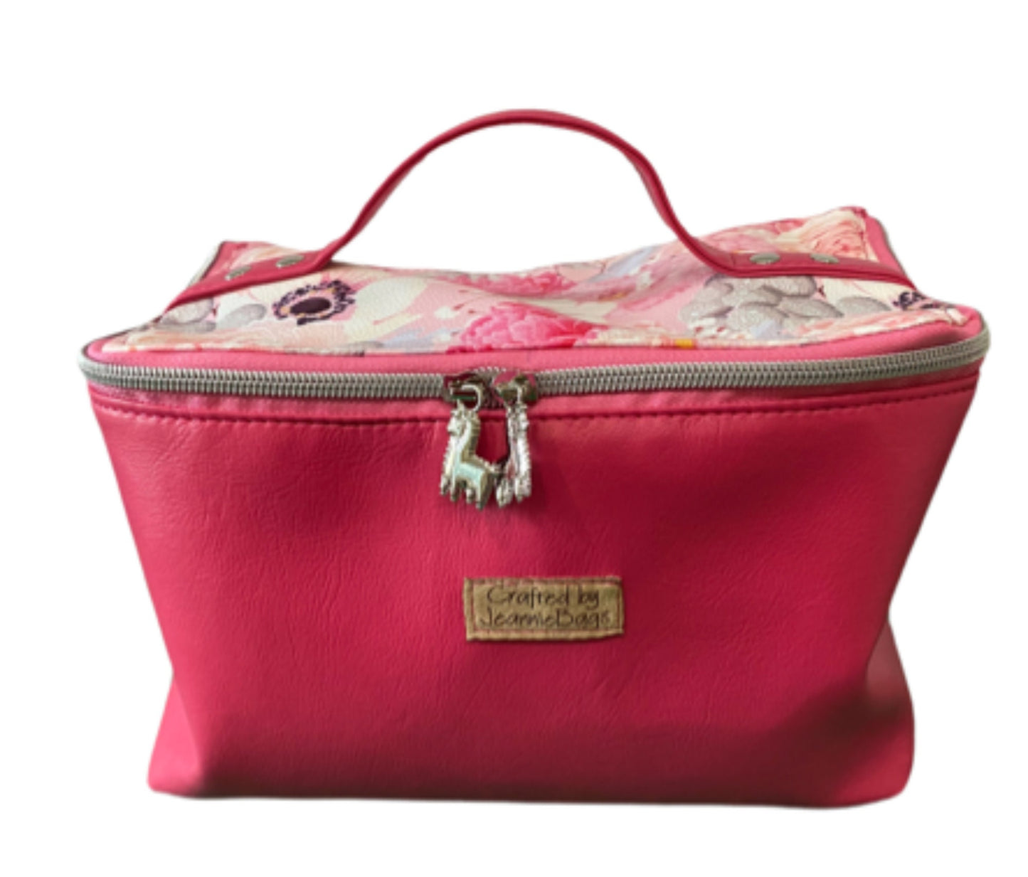 On the Go Pouch Pink You Choose Lunch Box Cosmetic Bag Carry All Toiletry Bag