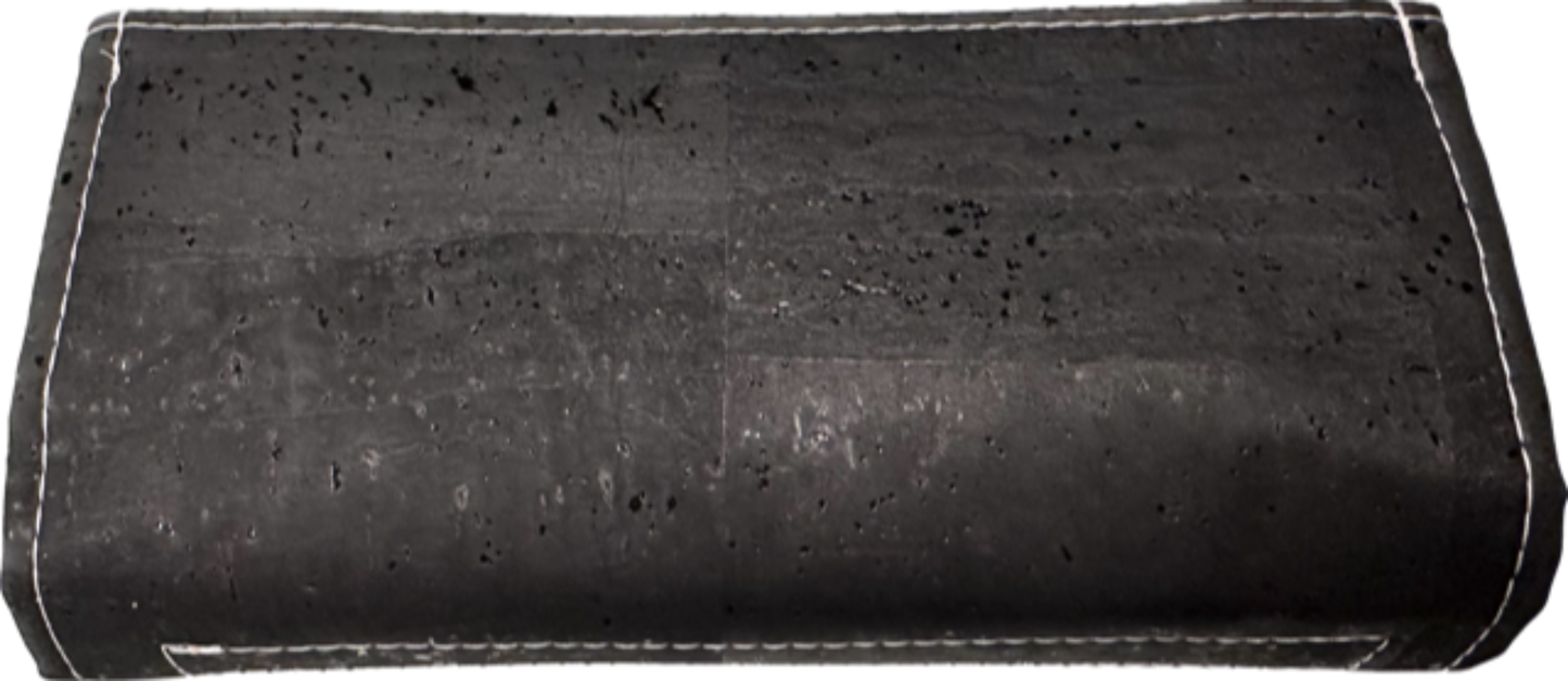 Black Cork Pin Interior Necessary Clutch Wallet Organizer