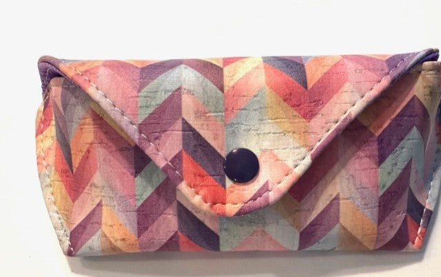 Men's or Women's Eye Glass Case Vinyl or Cork