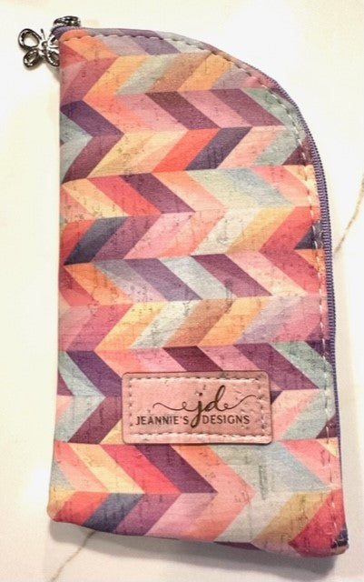 Men's or Women's Eye Glass Case Vinyl or Cork