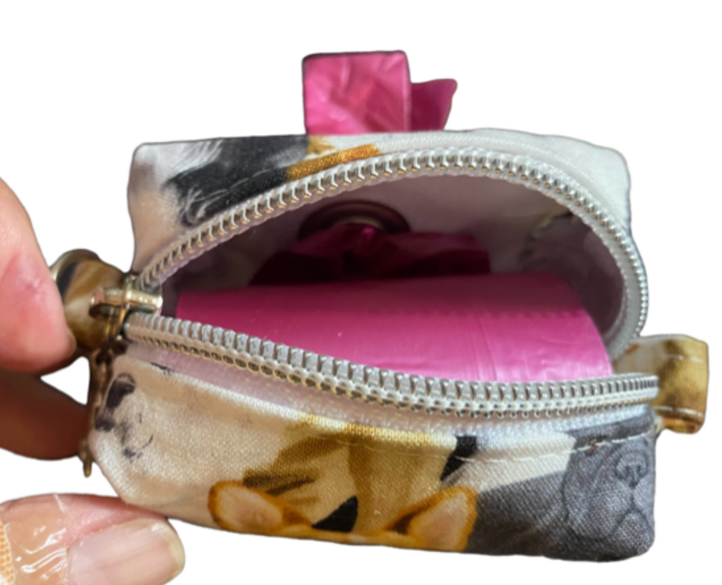 Doggie Poop Bag Holder with Swivel Clasp