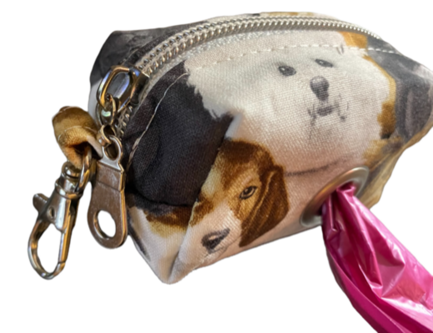 Doggie Poop Bag Holder with Swivel Clasp