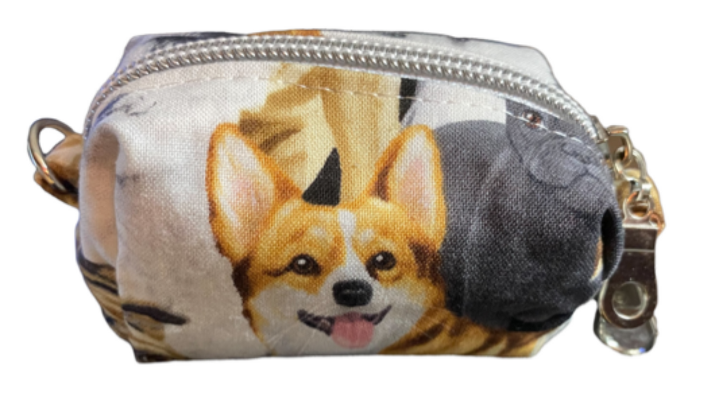 Doggie Poop Bag Holder with Swivel Clasp