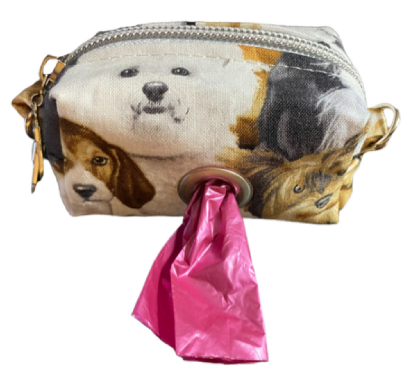Doggie Poop Bag Holder with Swivel Clasp