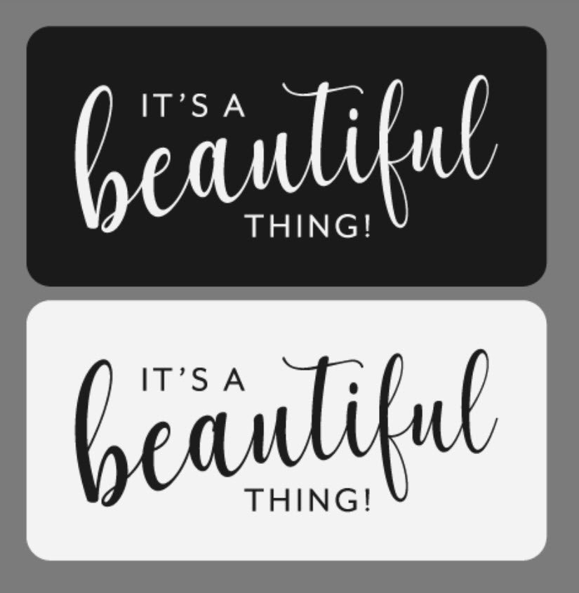"It's a Beautiful Thing" Cork Tag