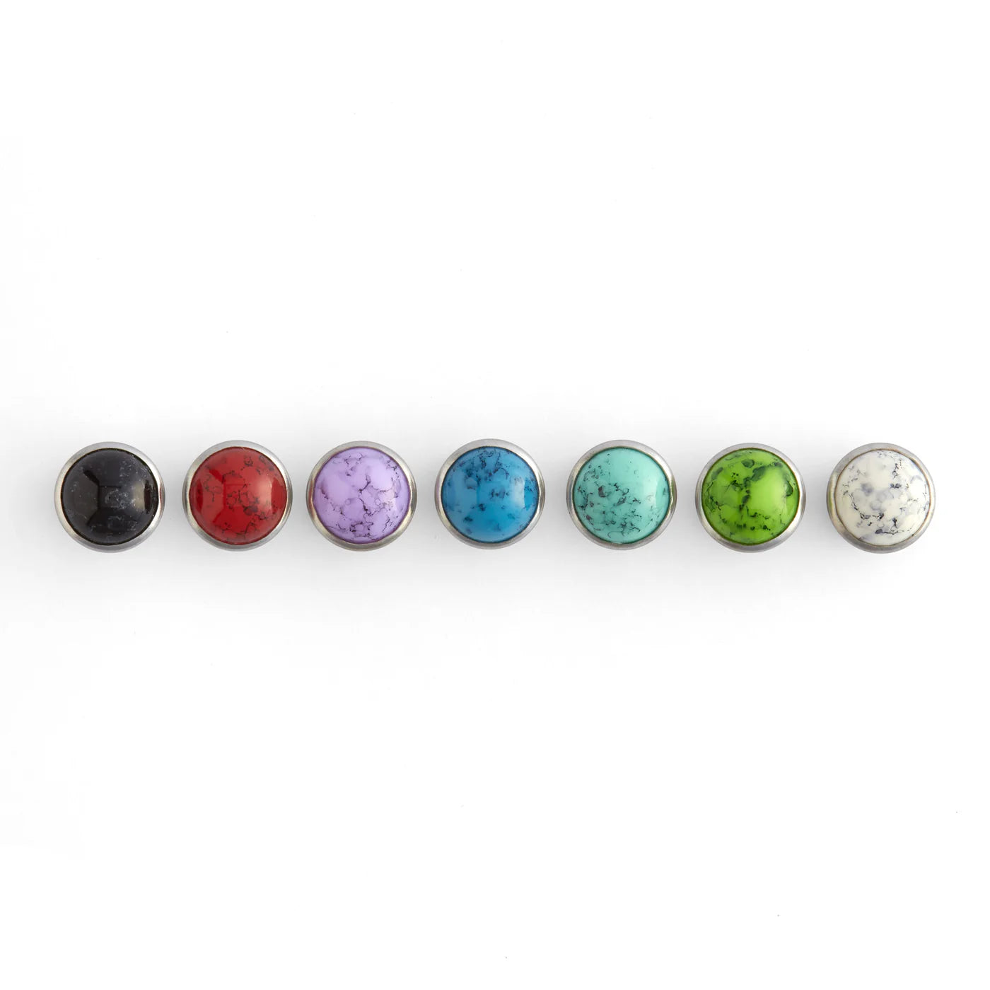 Synthetic Stone Dome Rivets 10 Pack