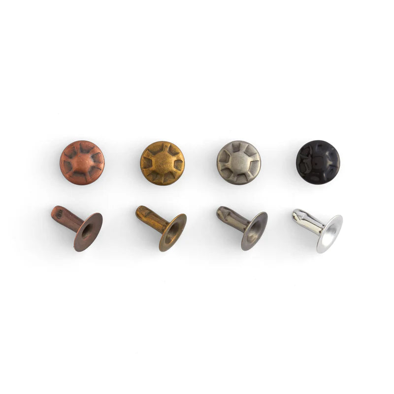 Vintage Rapid Rivets Medium or Large 10 pack