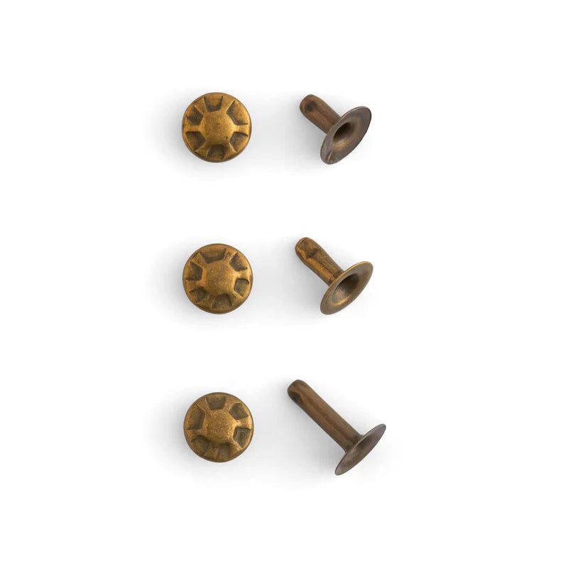Vintage Rapid Rivets Medium or Large 10 pack