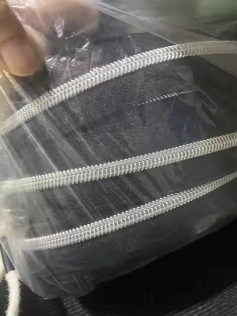 Nickel Zipper Tape 3 yard cut