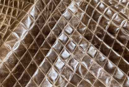 Diamond Stitch Distressed Taupe or Black