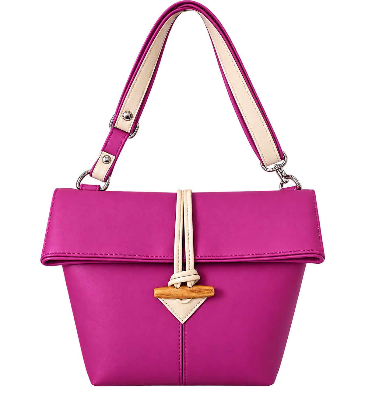 The Willa Foldover Crossbody Magneta