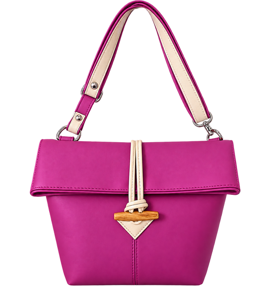 The Willa Foldover Crossbody Magneta