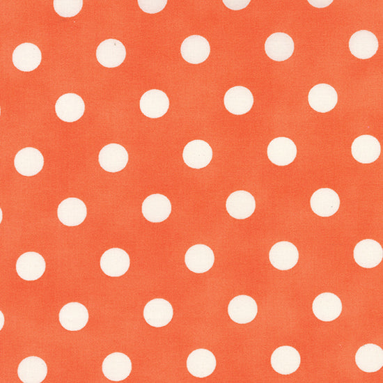 Dottie Orange White