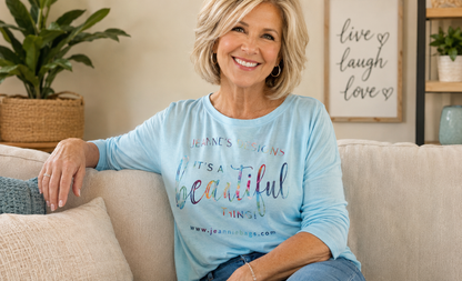 It's a Beautiful Thing T-shirt Tie Dye 3/4 length sleeve