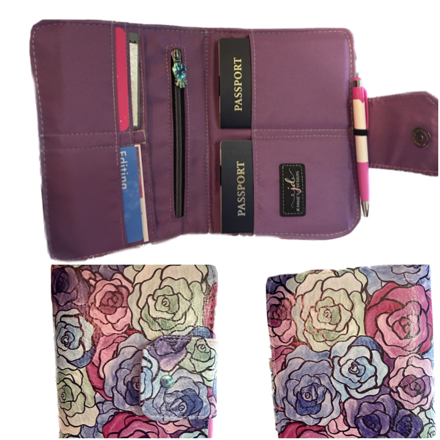 Family Travel Wallet Organizer