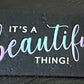"It's a Beautiful Thing" Cork Tag Set