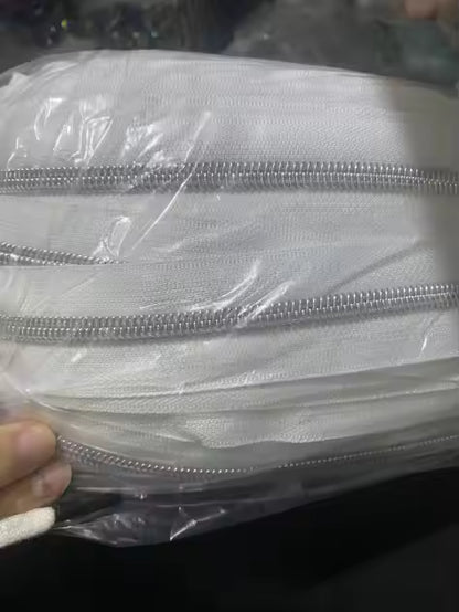 Nickel Zipper Tape 3 yard cut