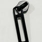 #5 Zipper Pull Bar, Oval Dangle, Tear Drop Matte Black, Matte Rainbow or Antique Brass