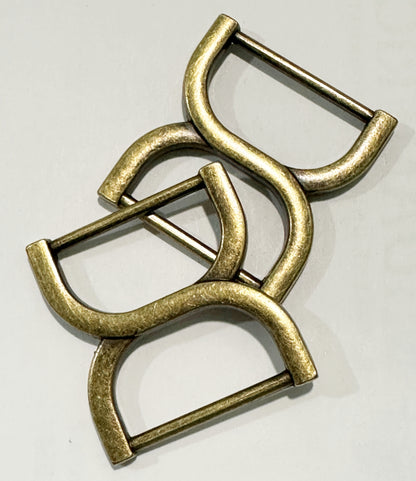 1" Double D Ring Strap Connector / Figure 8 Rings