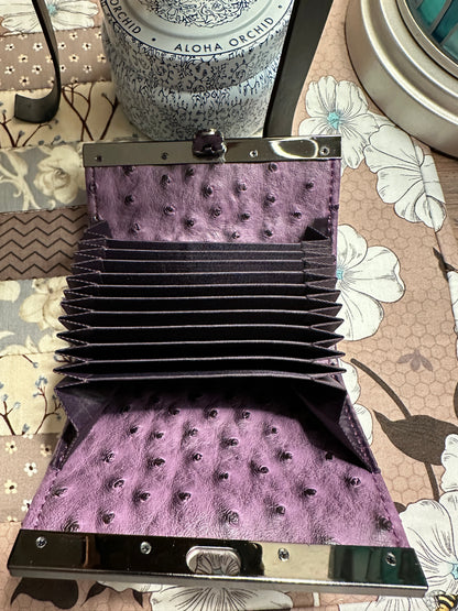 Accordion Wallet Inserts Black or Light Brown 4.5"