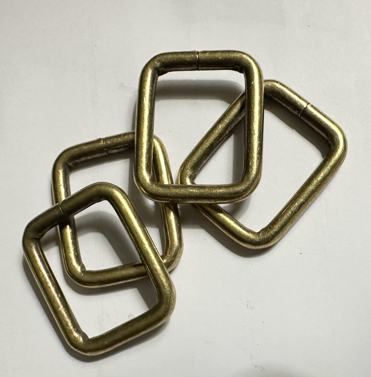 1" Square Rings Set of 4