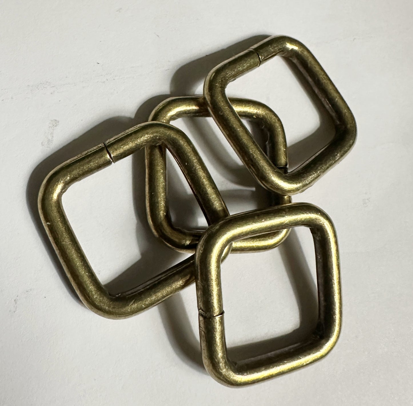 3/4" Square Rings Set of 4