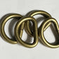 3/4" D Ring Set of 4