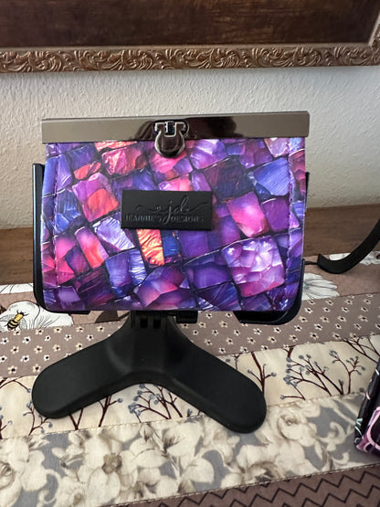 Wallet with Purse Bar Clasp/ Accordion