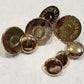 Magnetic Snap 18mm Rivet Black Matte or Antique Brass Set of 2