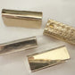 Strap End Caps Matte Black, Antique Brass or Matte Rainbow Set of 4