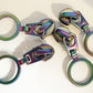 #5 Zipper Pull Ring Set of 4