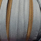 Antique Brass #5 Zipper Tape by the 3 yard cut