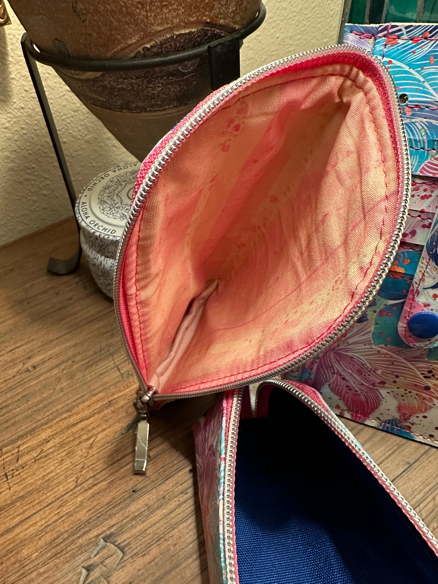 Handbag Purse Set Wallet Pouch & Eye (Sun) glass Case