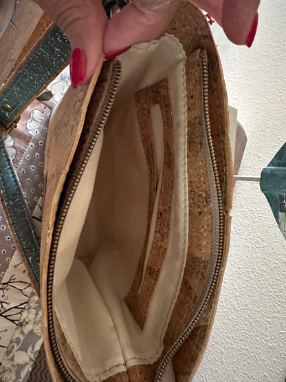 Mini Box Tote Cork Handbag