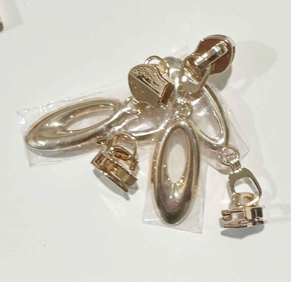 #5 Zipper Pulls Tear Drop Sets of 4