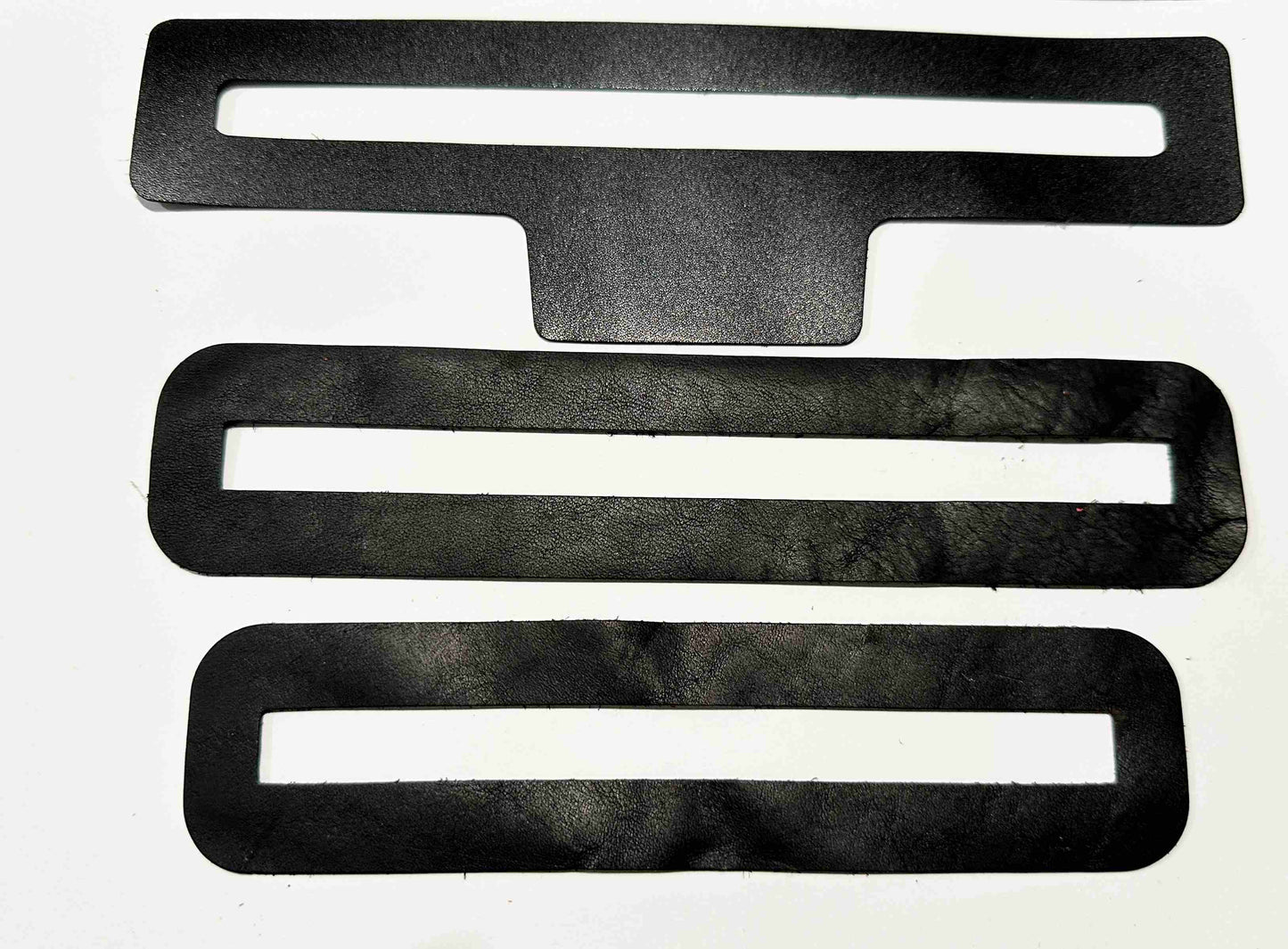 Leather Zipper Overlays 6" Opening