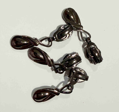 #5 Zipper Pulls Twist Sets of 4