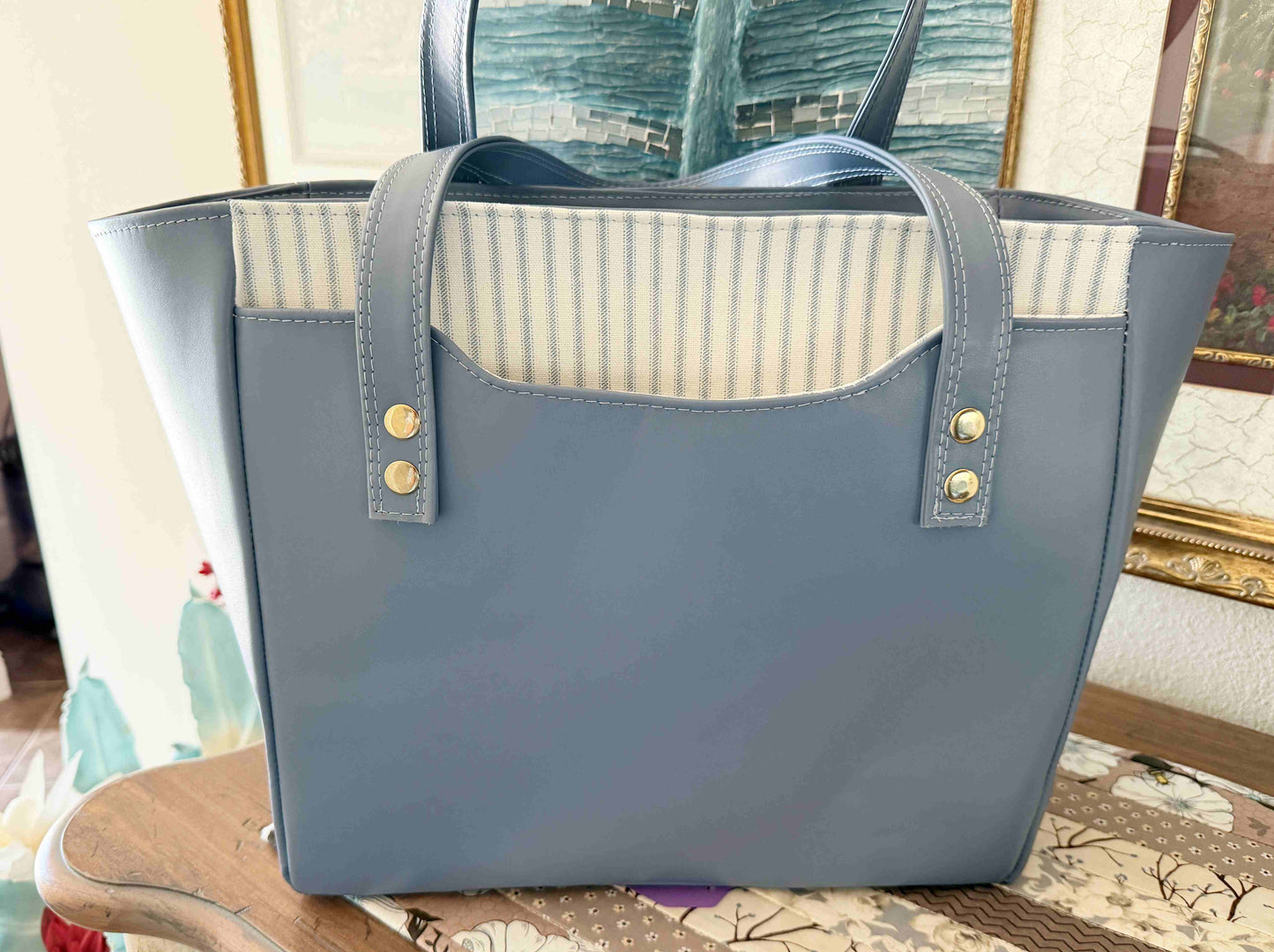 Stockholm Tote Bag in Leather
