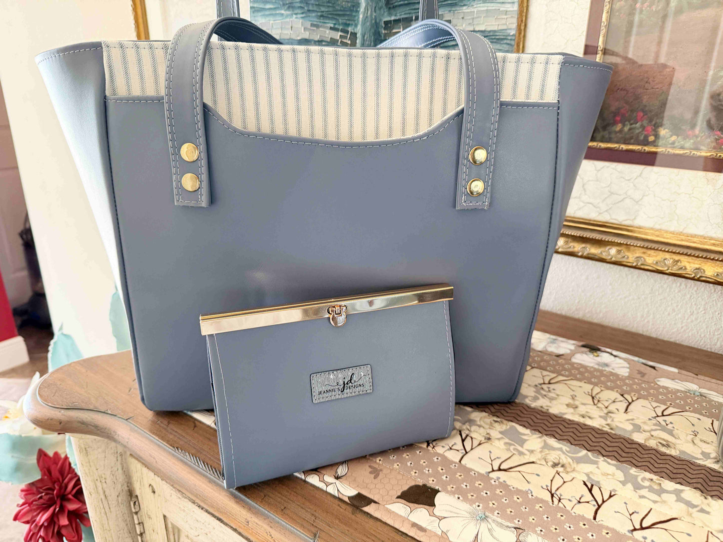 Stockholm Tote Bag in Leather