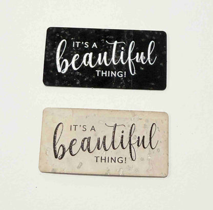 "It's a Beautiful Thing" Cork Tag