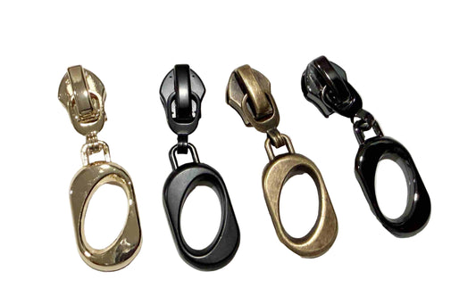 #5 Zipper Pulls Open Oval Sets of 4