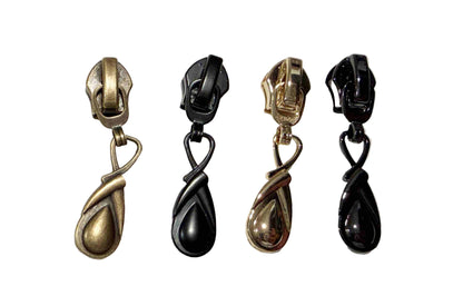 #5 Zipper Pulls Twist Sets of 4