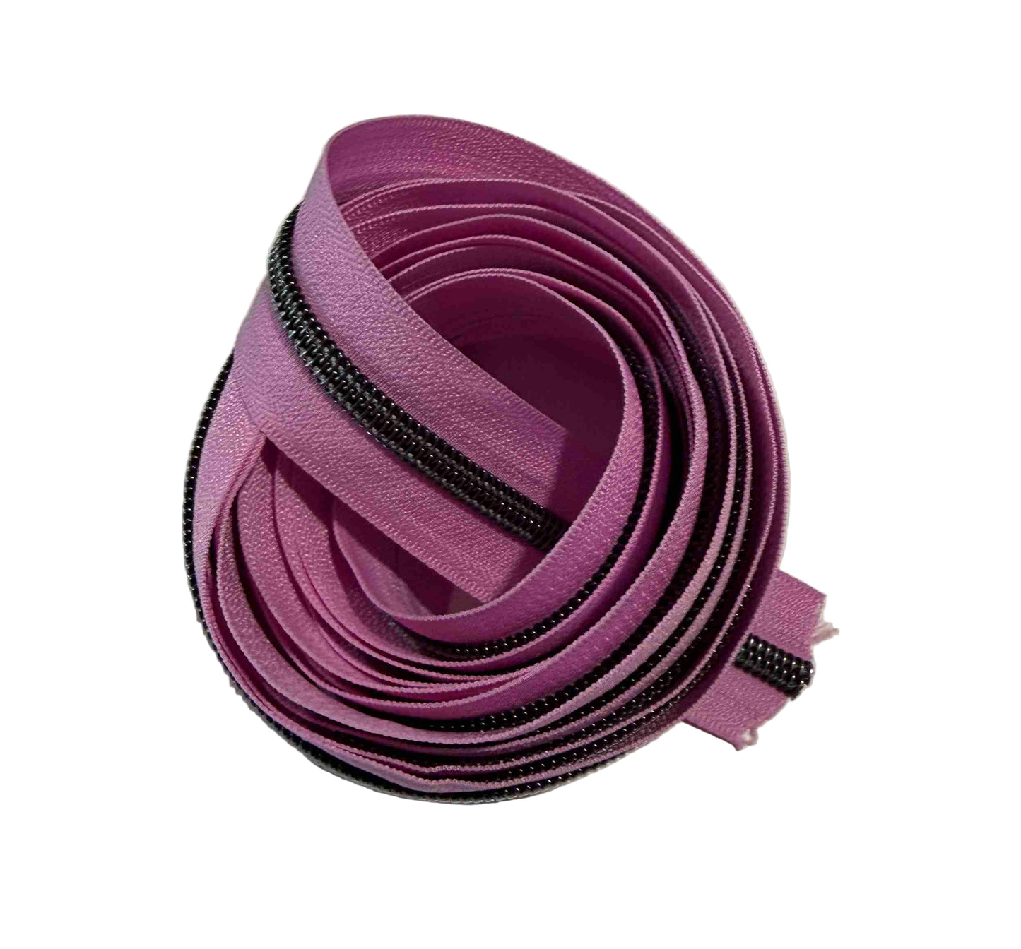 Gunmetal Zipper Tape 3 yard cut