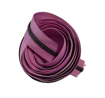 Gunmetal Zipper Tape 3 yard cut