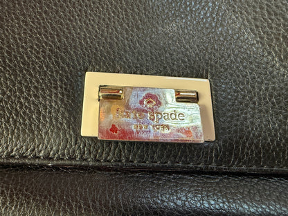 Designer Kate Spade Handbag Cream Black Leather