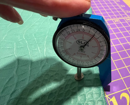 Leather Hide Large Quarter Hide Green