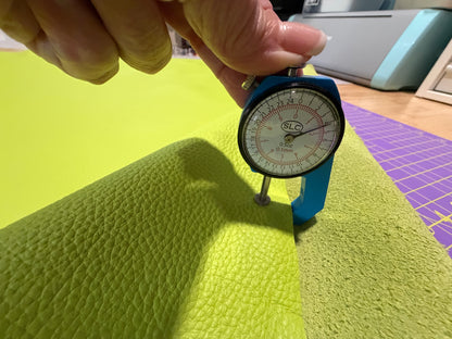 Leather Hide Large Quarter Hide Lime Green