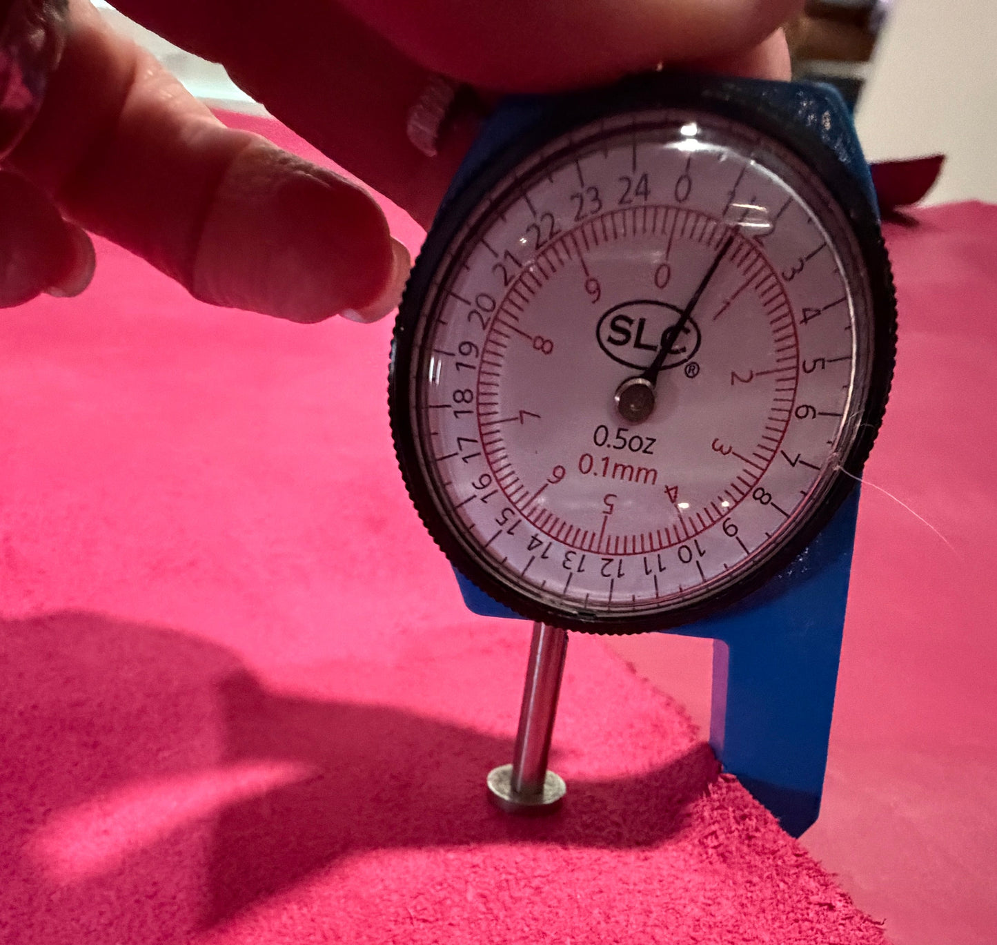 Leather Hide Large full Half Hide Pink - No Skiving needed